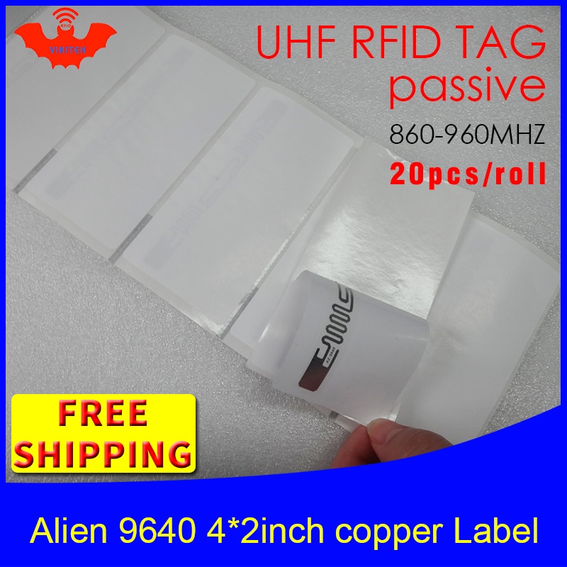 UHF RFID ± ƼĿ ܰ 9640 μ   ̺ 860-960mhz Higgs3 EPC 20pcs   ü   RFID labe